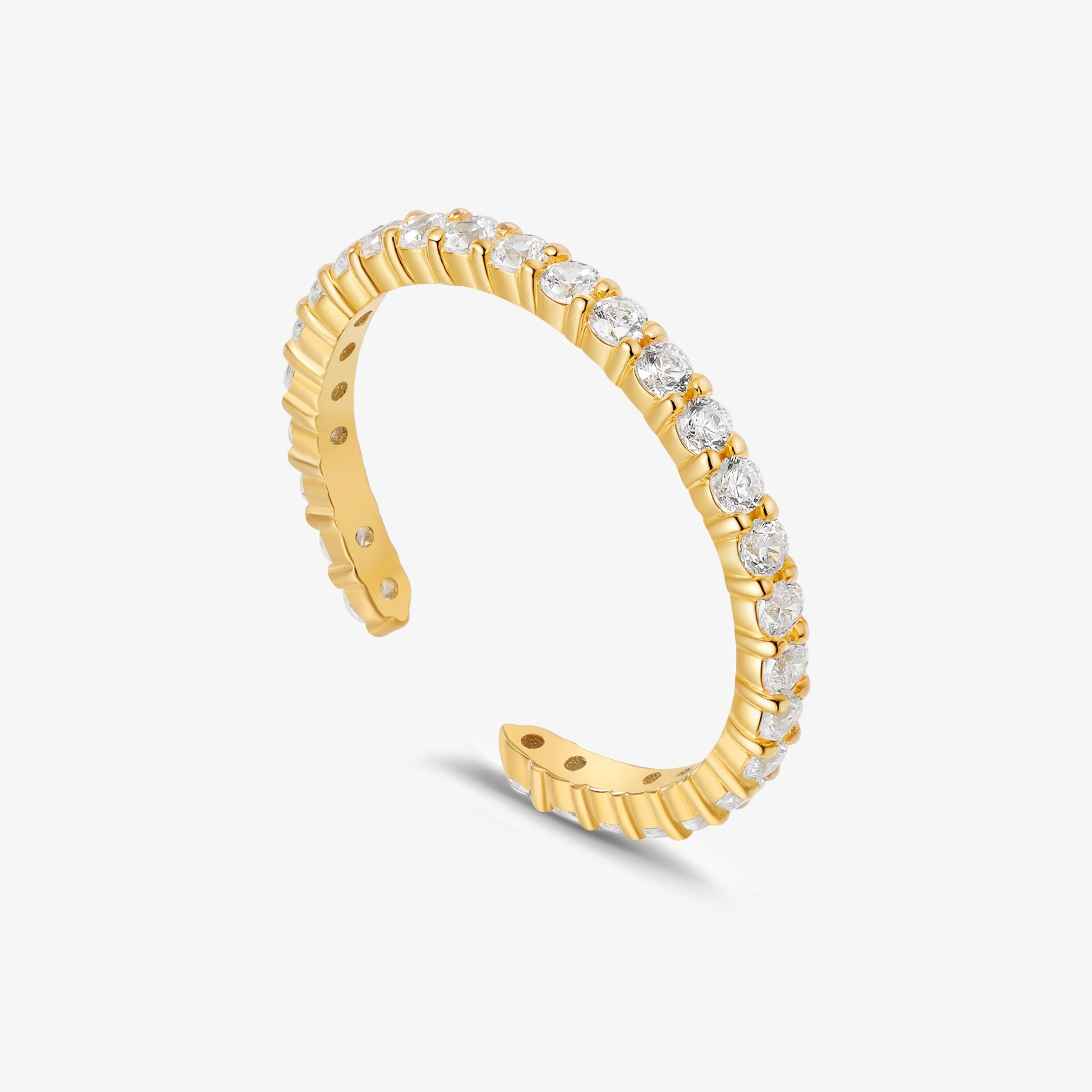 Zoe | Stack Ring in 18k Gold with Lab Diamonds (1.7mm)