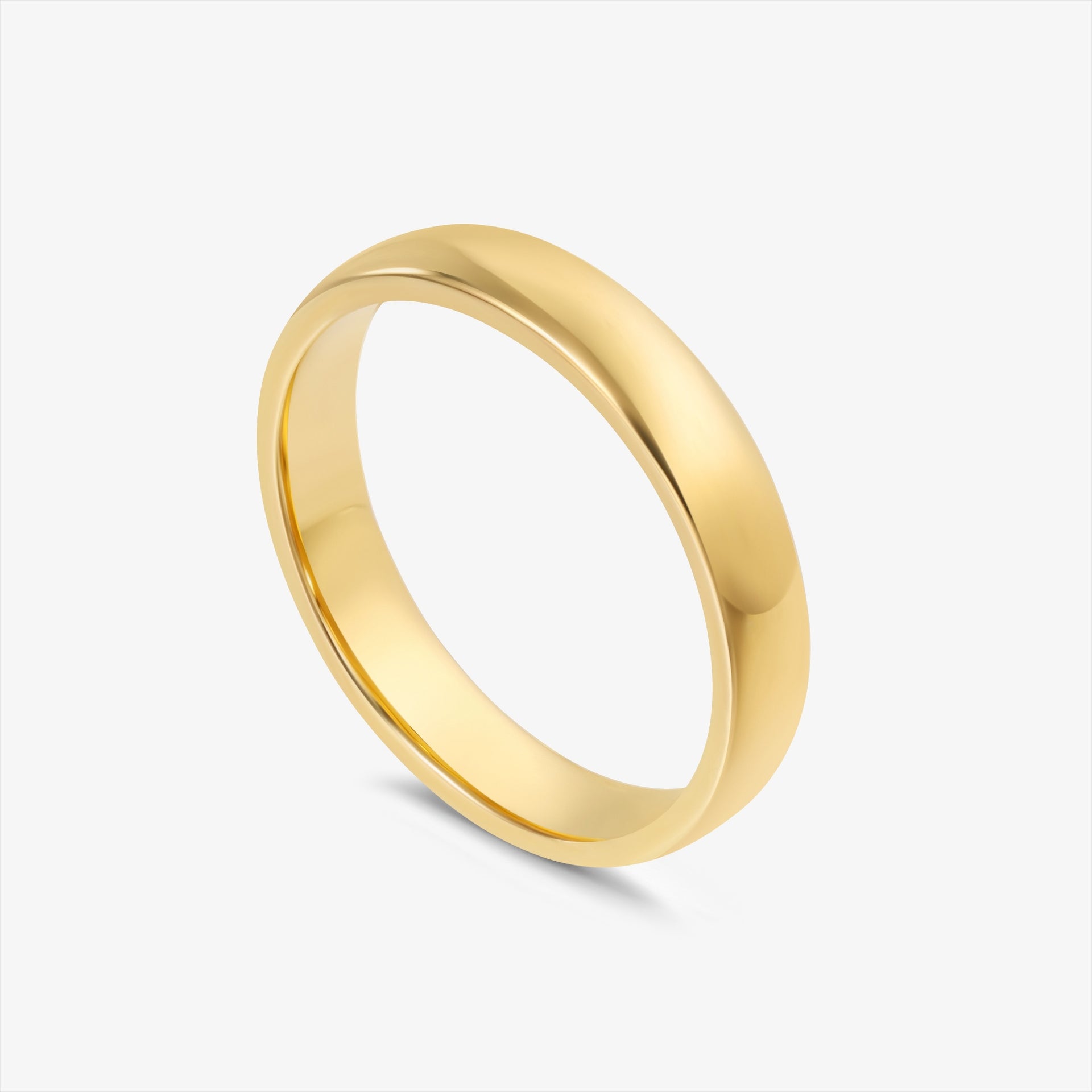 Promise Band Ring in 18k Gold (4mm)