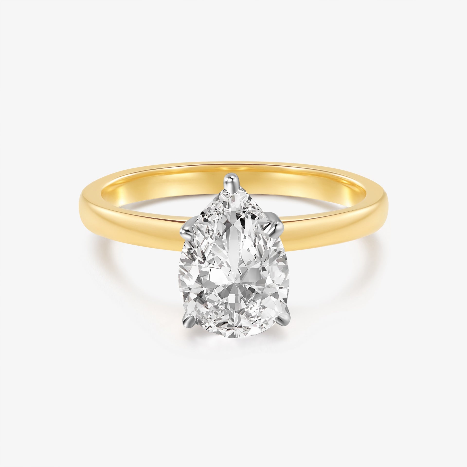 Promise Pear-cut Diamond Ring in 18k Gold
