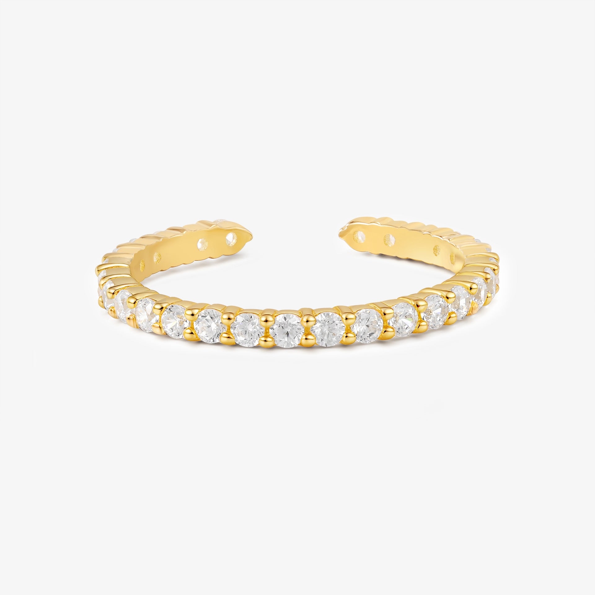 Zoe | Stack Ring in 18k Gold with Lab Diamonds (1.7mm)