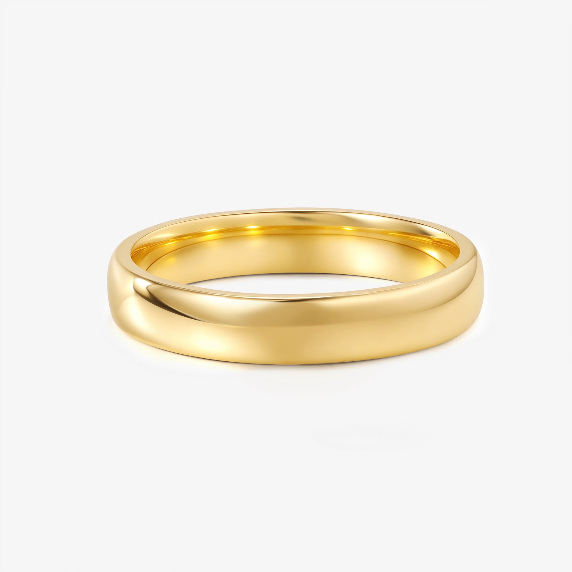 Promise Band Ring in 18k Gold (4mm)