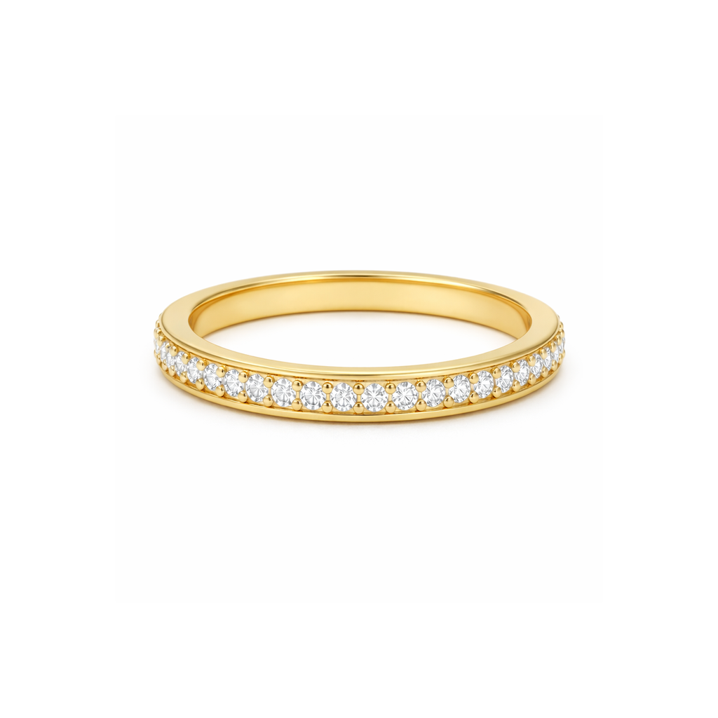 Harper Full Diamond Spinning Ring