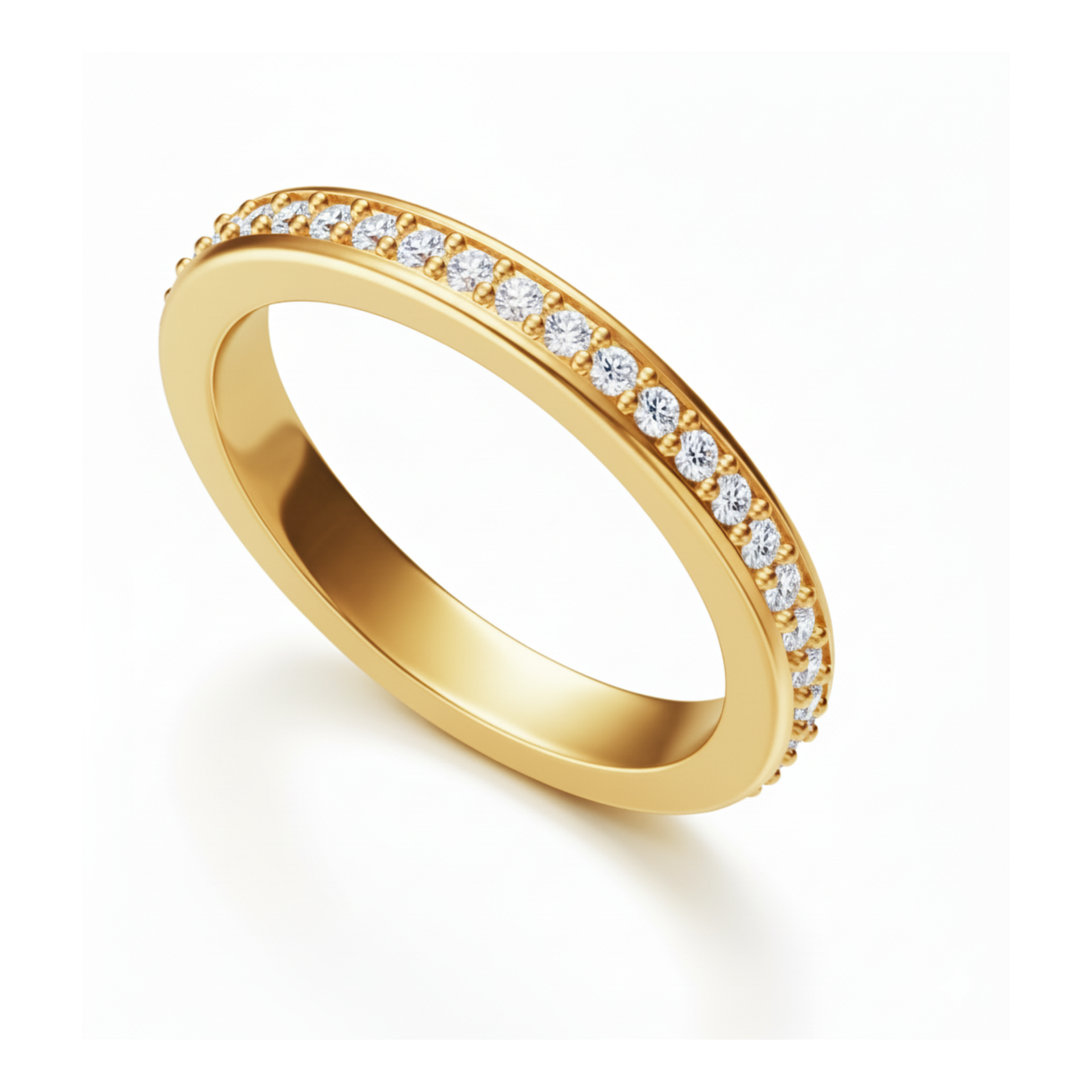 Harper Full Diamond Spinning Ring