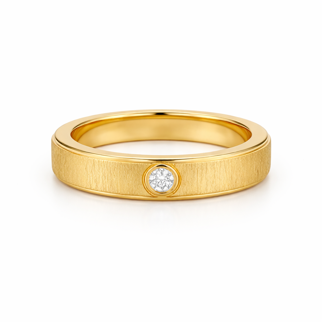 Harvey Spinning Ring with Lab Diamond