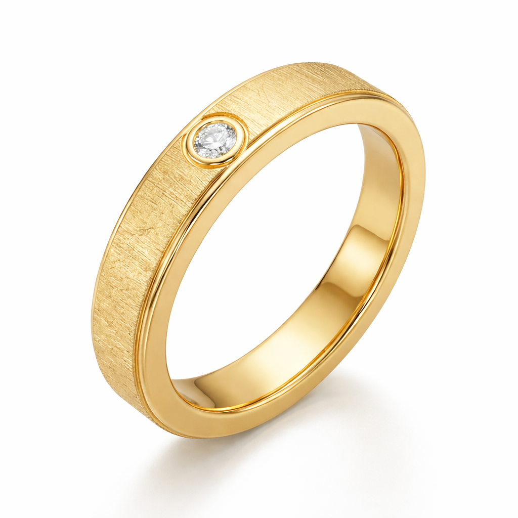 Harvey Spinning Ring with Lab Diamond
